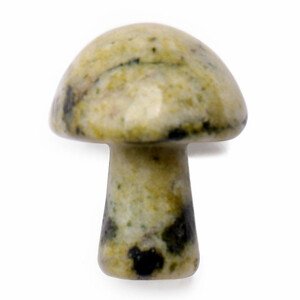 Gua sha na tvář z jadeitu Mushroom - cca 2 cm