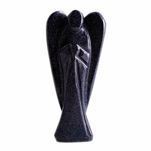 Avanturín modrý anděl strážný 7,5 cm - XXL - cca 7,5 cm