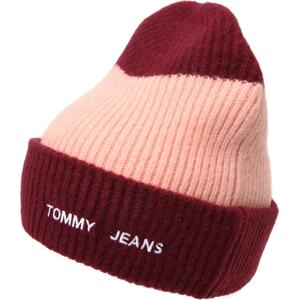 Tommy Jeans Čepice 'ACADEMIA' růžová / bordó / bílá