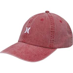 Hurley Sportovní čepice červená / bílá