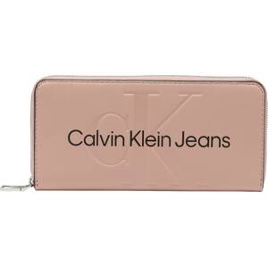 Calvin Klein Jeans Peněženka pudrová / černá