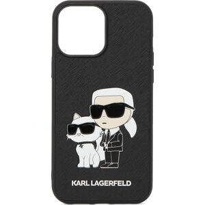 Karl Lagerfeld Pouzdro na smartphone 'Ikonik 2.0' béžová / černá / bílá