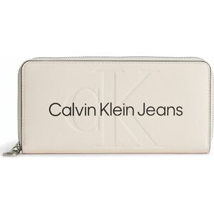 Calvin Klein Jeans Peněženka světle béžová / černá