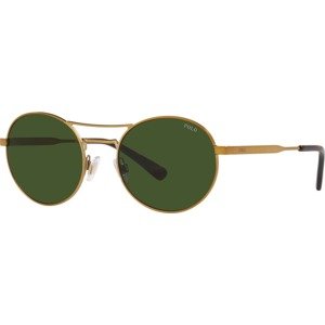 Polo Ralph Lauren Sluneční brýle '0PH314252925171' zlatá / tmavě zelená