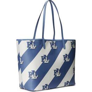 Lauren Ralph Lauren Nákupní taška 'COLLINS' marine modrá / bílá