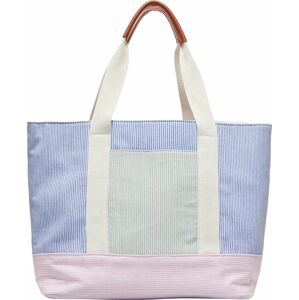 ONLY Nákupní taška 'TIANA' modrá / mátová / světle růžová / offwhite