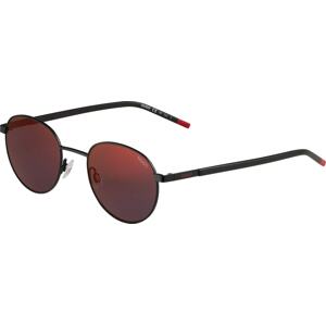 HUGO Sluneční brýle 'HG 1230/S' červená / černá