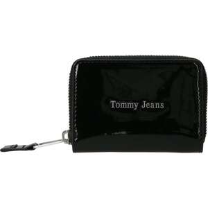 Tommy Jeans Peněženka černá / stříbrná