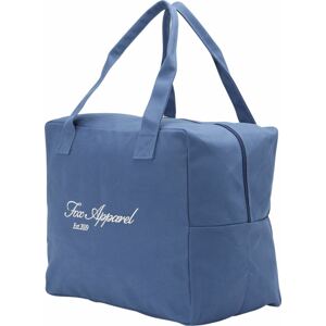 DAN FOX APPAREL Nákupní taška 'Finnley' modrá / bílá