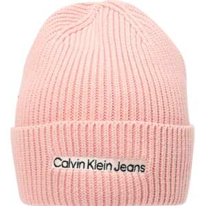 Calvin Klein Jeans Čepice růžová / černá / bílá