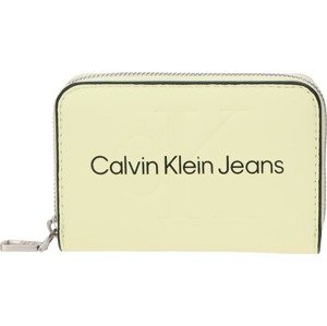 Calvin Klein Jeans Peněženka světle žlutá / černá