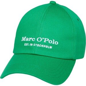 Marc O'Polo Čepice zelená / bílá