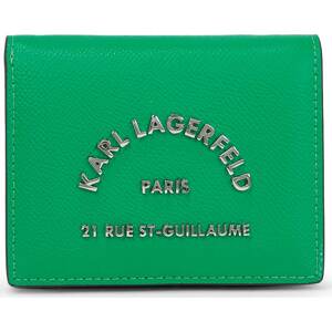 Karl Lagerfeld Peněženka zelená / stříbrná