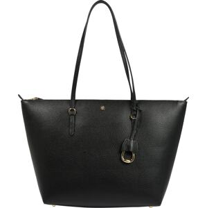 Lauren Ralph Lauren Nákupní taška 'GRAIN KEATON' černá
