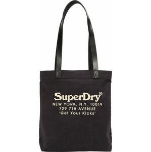 Superdry Nákupní taška béžová / námořnická modř