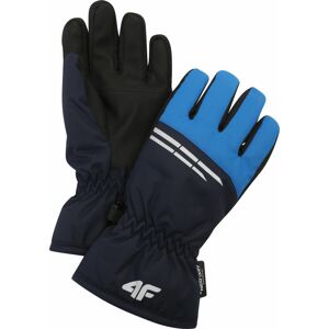 4F Sportovní rukavice modrá / noční modrá / bílá