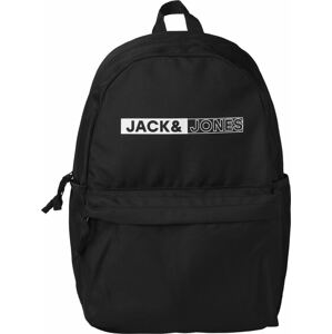 JACK & JONES Batoh černá / bílá