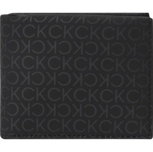 Calvin Klein Peněženka 'Bifold' tmavě šedá / černá