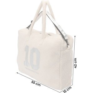 10Days Nákupní taška režná / stříbrná