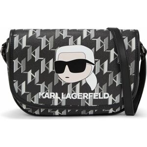 Karl Lagerfeld Taška přes rameno šedá / černá / bílá