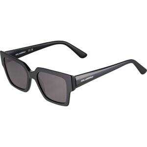 Karl Lagerfeld Sluneční brýle černá / bílá