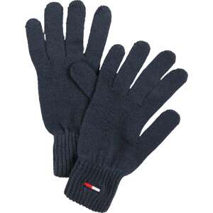 Tommy Jeans Prstové rukavice noční modrá / červená / bílá