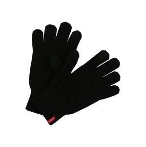 Prstové rukavice Levis černá