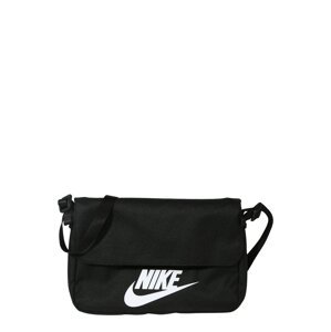Taška přes rameno Nike Sportswear černá / bílá