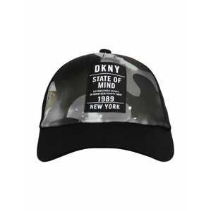 Klobouk DKNY khaki / černá / bílá
