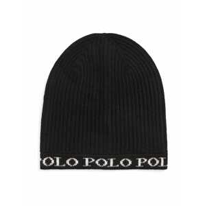 Čepice Polo Ralph Lauren černá / bílá