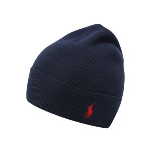 Čepice Polo Ralph Lauren tmavě modrá / červená