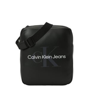 Taška přes rameno Calvin Klein Jeans kouřově šedá / černá / bílá