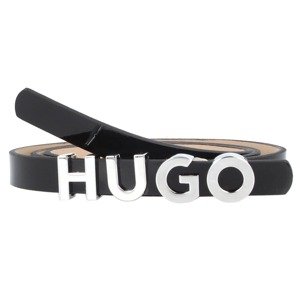 Opasek HUGO černá / stříbrná