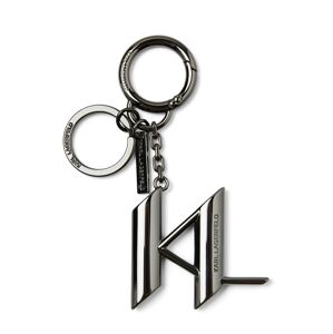 Přívěsek na klíče Karl Lagerfeld stříbrně šedá