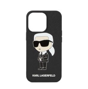 Pouzdro na smartphone 'Ikonik 2.0 iPhone 13 Pro' Karl Lagerfeld krémová / černá / bílá