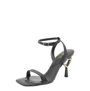 Páskové sandály 'LOVETHRONE' ALDO zlatá / černá