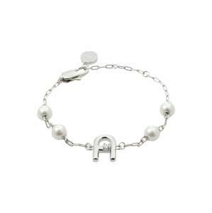 Náramek 'Silver Tone Bracelet w/Imitation Pearls' FURLA stříbrná
