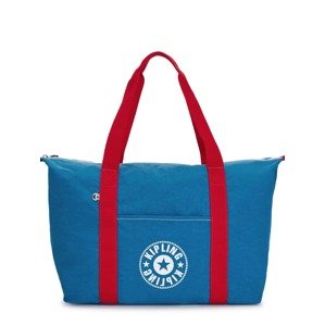 Nákupní taška 'Art' Kipling modrá / červená / bílá