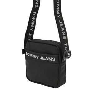 Taška přes rameno Tommy Jeans černá / bílá