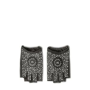 Rukavice s krátkými prsty Karl Lagerfeld černá / stříbrná