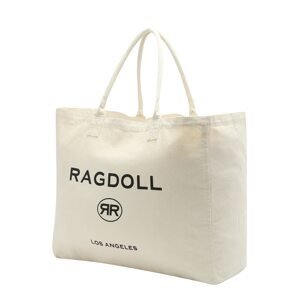 Nákupní taška Ragdoll LA černá / offwhite