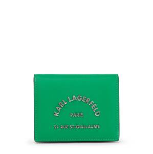 Peněženka Karl Lagerfeld zelená / stříbrná