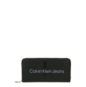 Peněženka Calvin Klein Jeans světle šedá / černá