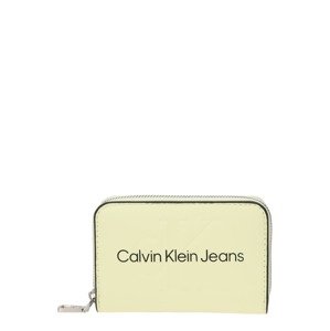 Peněženka Calvin Klein Jeans světle žlutá / černá