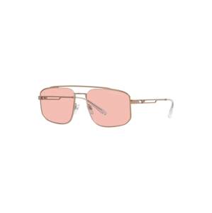 Sluneční brýle Emporio Armani růžově zlatá / růžová