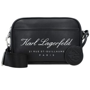 Taška přes rameno 'Hotel Karl' Karl Lagerfeld černá / bílá