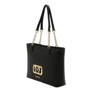 Nákupní taška 'GOLD RUSH' Love Moschino černá