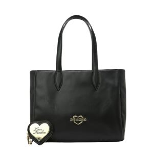 Nákupní taška Love Moschino zlatá / černá