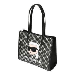Nákupní taška Karl Lagerfeld béžová / šedá / černá / bílá