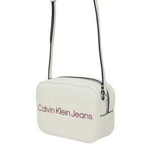 Taška přes rameno Calvin Klein Jeans fialová / bílá